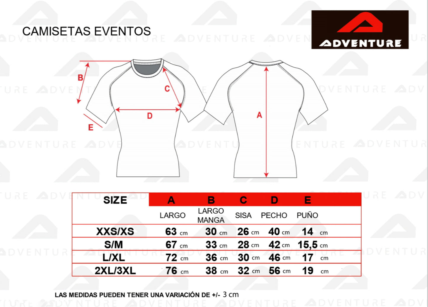 Camiseta Técnica Adventure Trailrunning M/C - Picada flúor Ref.8332 MICROAGUJERO