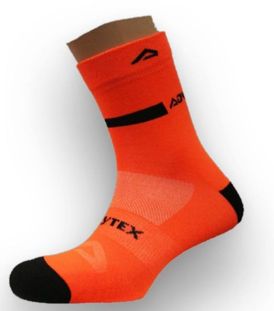 Calcetín técnico Adventure 15CM Naranja flúor