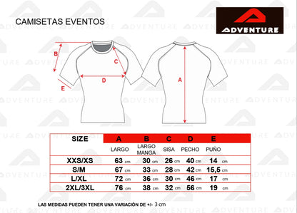 Camiseta Técnica 101km Ronda Adventure Trailrunning