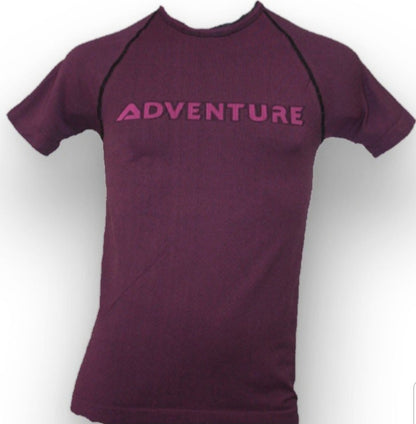 Camiseta Técnica Adventure Trailrunning M/C Ref.8330 MICROAGUJERO FUXIA